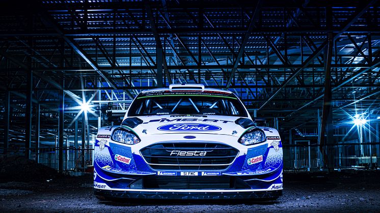 M-Sport Fiesta-WRC lähtee rallin MM-kauteen sinivalkoisin värein