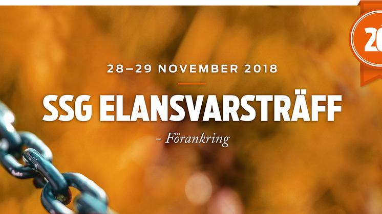 Välkommen till SSG Elansvarsträff 2018!