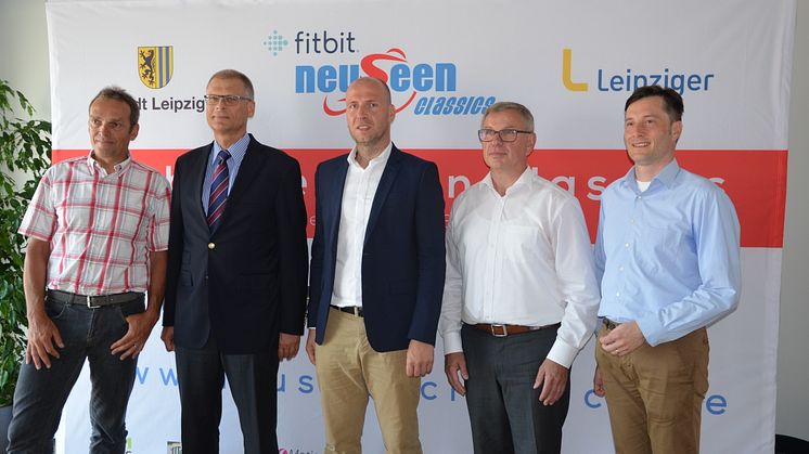 v.l.: Olaf Ludwig, Volkmar Müller, Ronny Winkler, Thomas Stuhr und Heiko Rosenthal