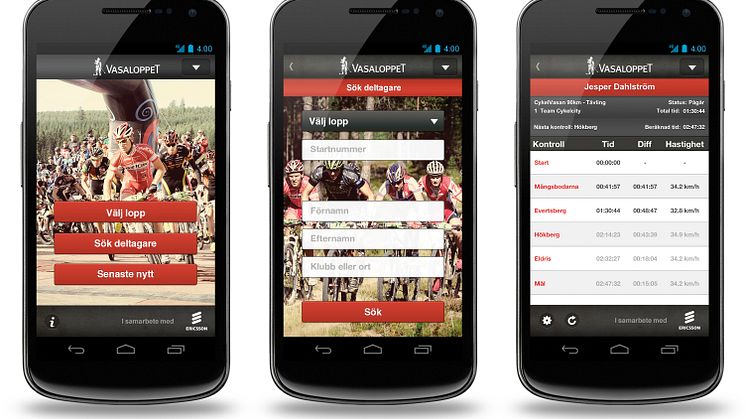 Ny app – Vasaloppet Sommar 2012