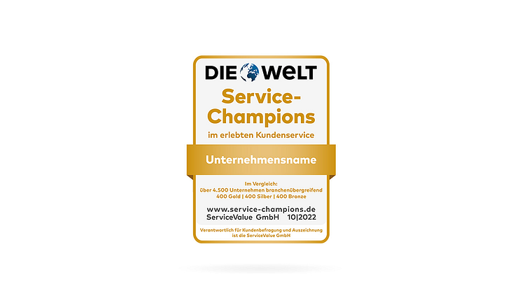Deutschlands Service-Champions begeistern ihre Kunden