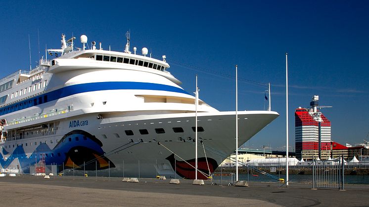 Aida Cara in the Port of Gothenburg