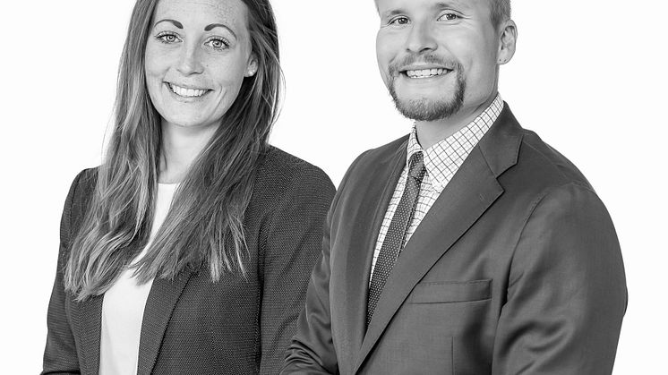 Elin Bergman och Ludvig Jakobsson är Franchisetagare på nystartade HusmanHagberg Bohuslän.