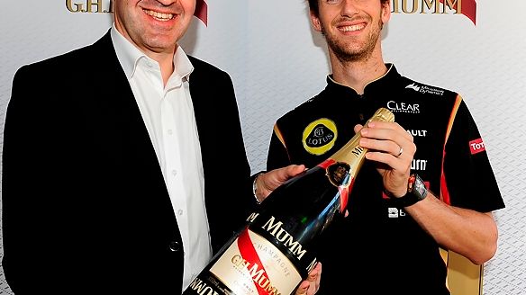 G.H.MUMM innleder samarbeid med Formel 1® fører  ROMAIN GROSJEAN