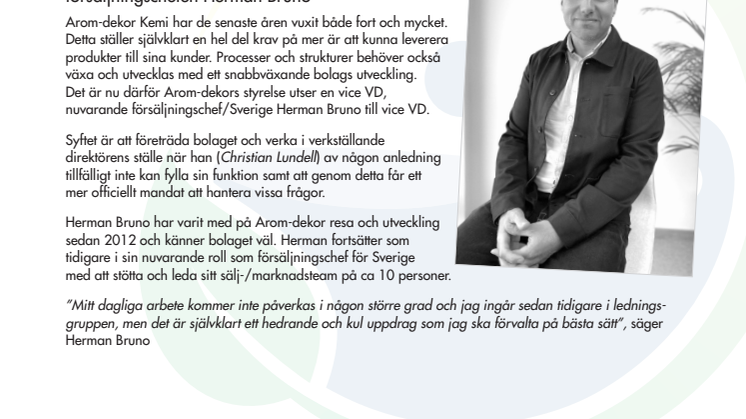 Arom-dekor Kemi utser vice VD.pdf