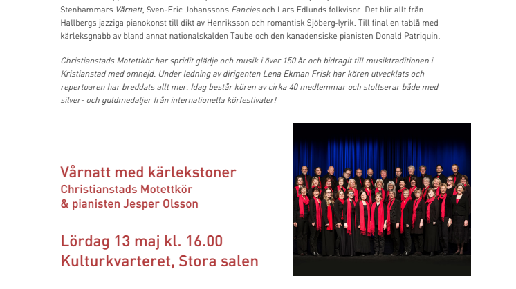 Vackra kärlekstoner och starka vårkänslor!