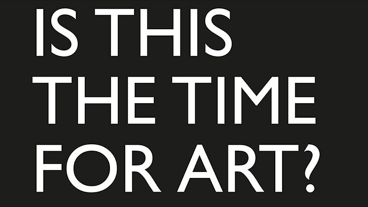 Pressinbjudan: Utställningen "Is this the time for art?" öppnar på Örebro konsthall