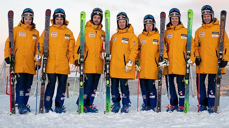 BAUHAUS blir ny huvudsponsor till det framgångsrika skicross-landslaget. Foto: Klas Rockberg.