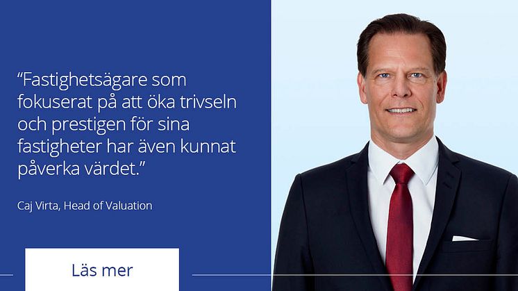 Caj Virta, Head of Valuation på Colliers.