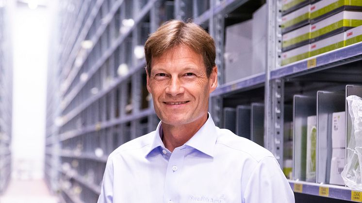 Reservdelschef Martin Gerdtsson.