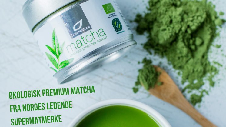 Supernature lanserer Matcha Premium green tea powder