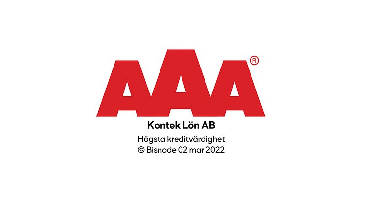 Kontek fortsätter visa kreditvärdighet!