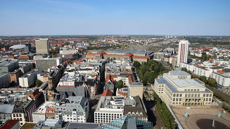 Leipzig - Blick über die Innenstadt