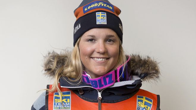 Skicrossåkaren Anna Holmlund.