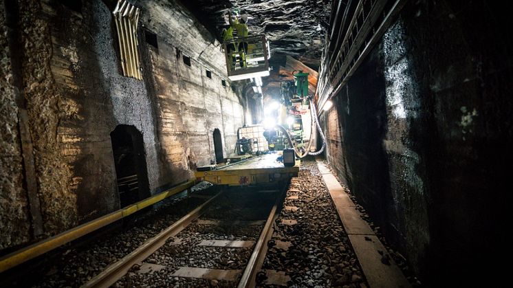 Illustrasjonsbilde av tilsvarende tunellarbeid. Foto: Simen Prestaasen/Sporveien.