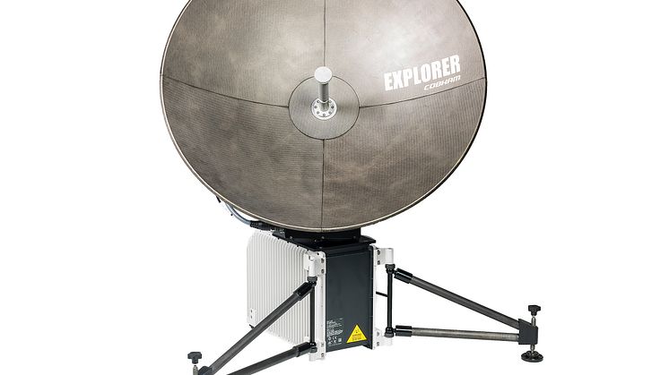Cobham's  Auto-Deployable EXPLORER 5075GX terminal will be live at IBC