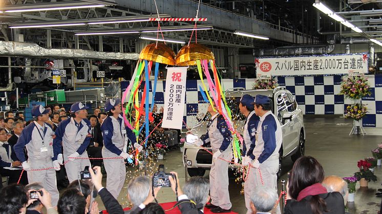 Subaru firar 20 miljoner i Japan