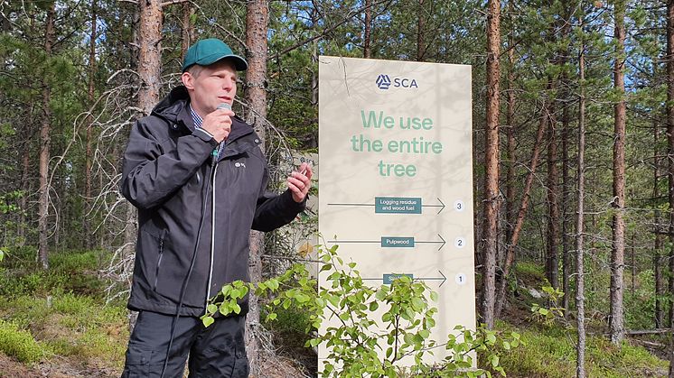 SCA berättade om hur de använder hela trädet i sin produktion.