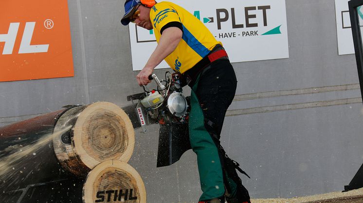 Dubbelt guld och ett brons till Sverige i Nordiska Mästerskapen i STIHL© TIMBERSPORTS©