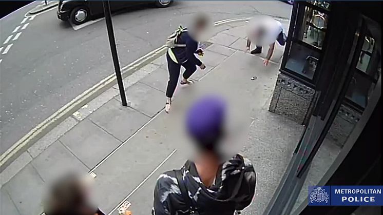 CCTV of robbery