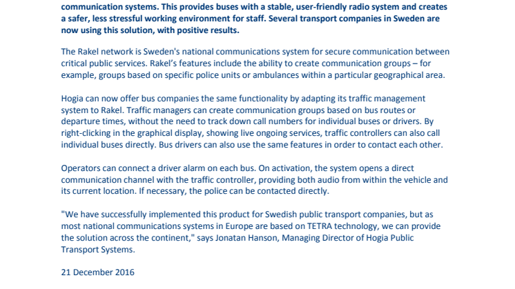 Driving secure transport communications