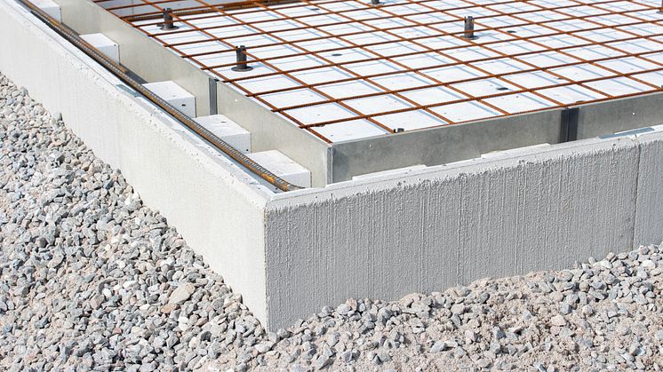 Lägre energiförbrukning med nytt grundelement från Finja Betong