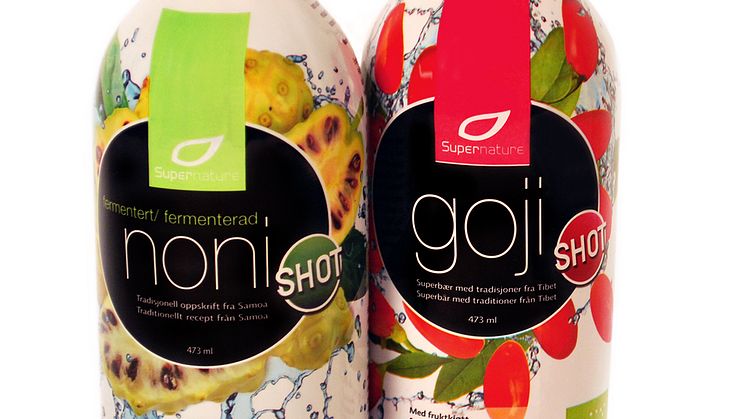 Supernature lanserer NoniShot og GojiShot
