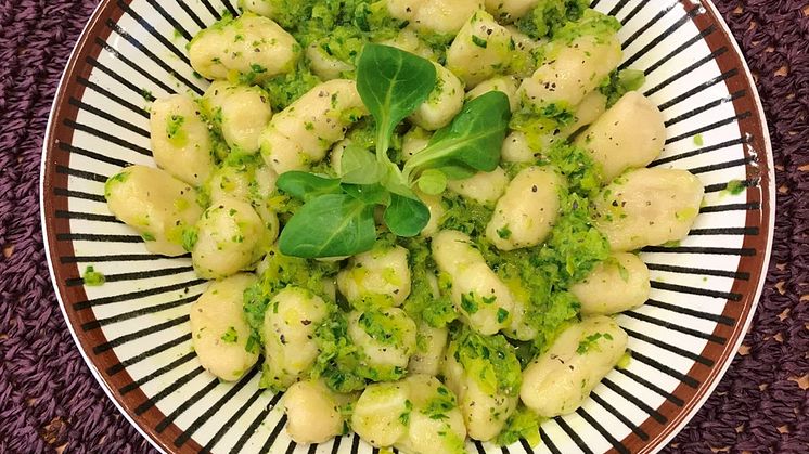 Gnocchi på gamla potatisar