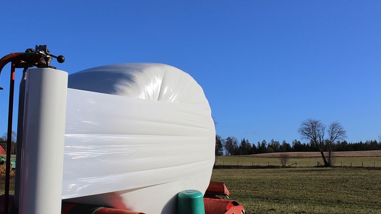 Ensilagesträckfilm av återvunnen plast