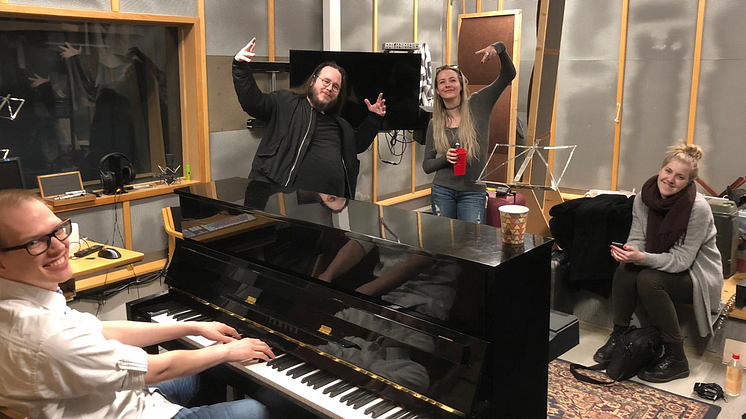Lyd- og musikkstudentene samarbeider med Den Norske Filmskolen
