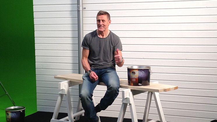 Börje Salming och Caparol Färg i fortsatt samarbete.