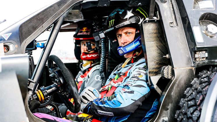 Mattias Ekström, Ken Block, Audi RS Q e-tron #224 (GP Ice Race 2022)