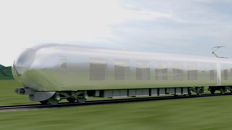 受注した新型特急車両のイメージ図