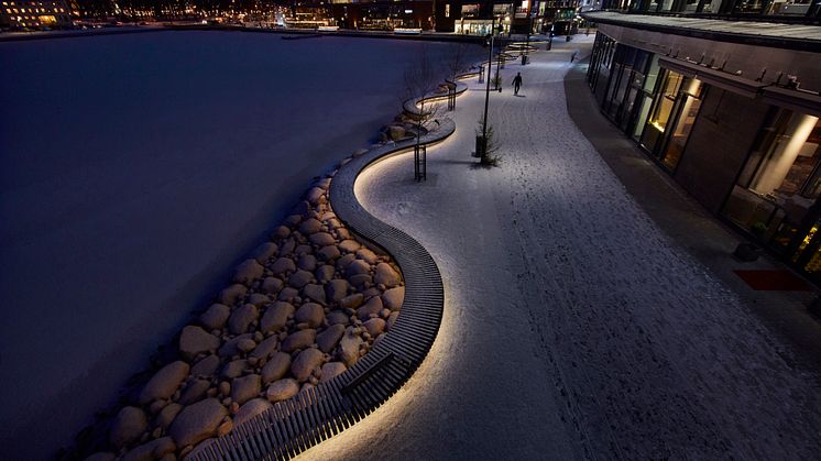 LILLSJÖRADEN OCH LILLSJÖPLAN, JÖNKÖPING - ett av de nio projekt som kan vinna Svenska Ljuspriset i år.