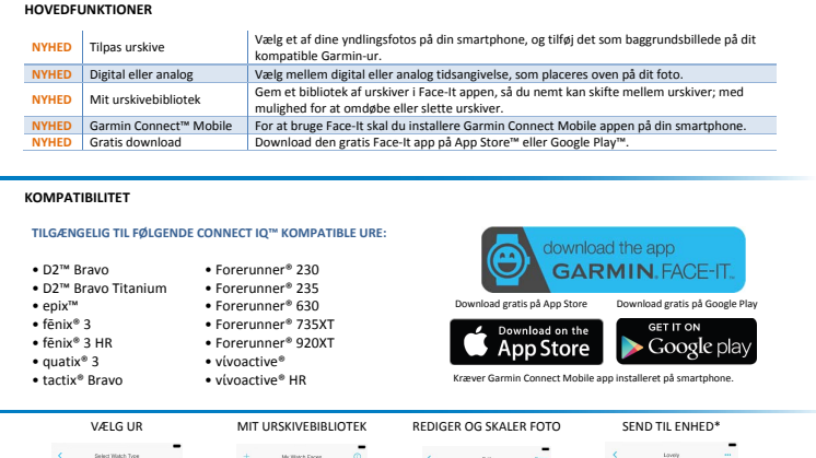 Memo Garmin face-it