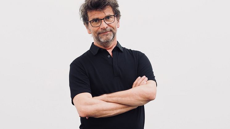Geir Egil Bergjord, styreleder i Norske Billedkunstnere (NBK). Foto: Jannik Abel. 