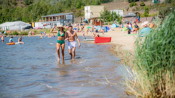 Geiseltalsee: Stranden Lido Stöbnitz © Saale-Unstrut-Tourismus e.V./Falko Matte