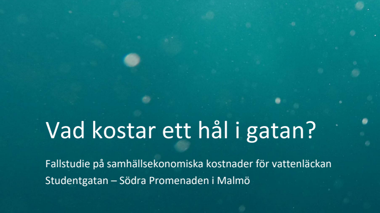 Vad kostar ett hål i gatan?