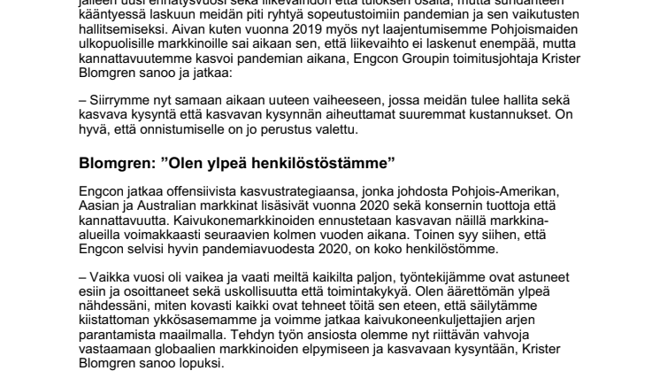 201021_press_Engcon säilyttää asemansa markkinajohtajana