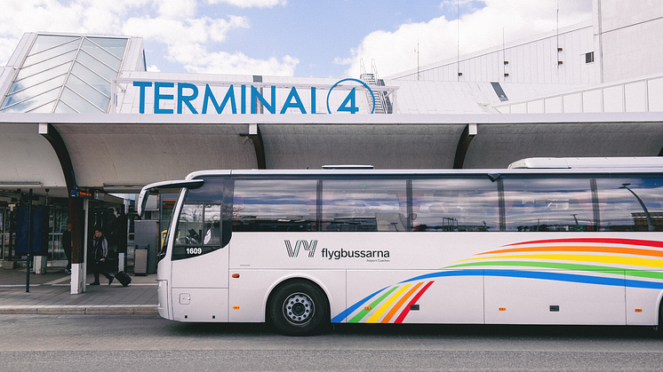 Vy Flygbussarna presenterar avgångar upp till var 7:e minut under större delen av helgen 4-6 juni