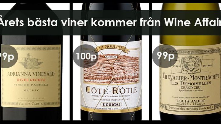 Årets bästa viner kommer från Wine Affair!