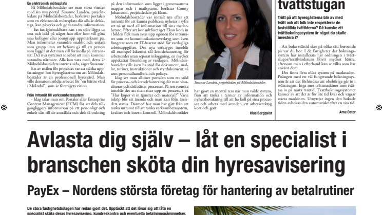 Portalen som komunikationscentral i Fastighetsförvaltaren