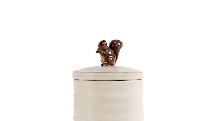 Ellen jar with lid squirrel, 5018424, Sagaform AW23 