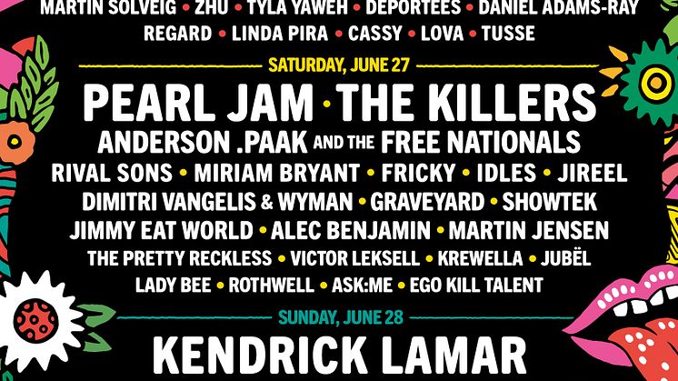 LOLLAPALOOZA STOCKHOLM