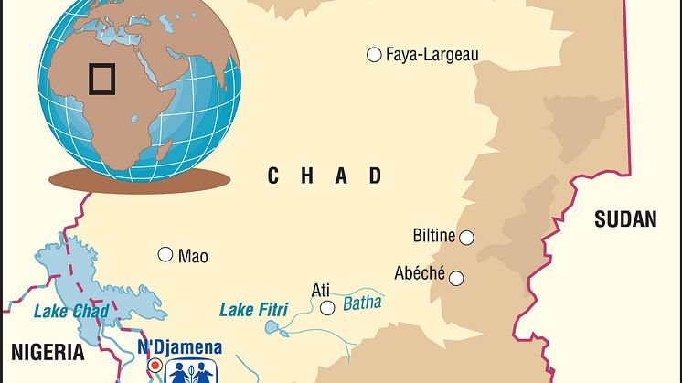 Höjd beredskap vid SOS-Barnbyar i Tchad