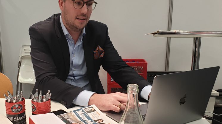 Affärsutvecklaren och föreläsaren Alexander Westerling, Hawco AB, briljerade trots få deltagare.