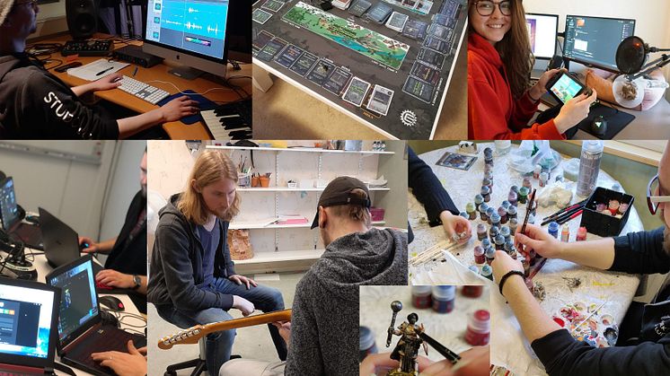Kollage av bilder från Studio Ludums verksamhet. Foto/kollage: Studio Ludum