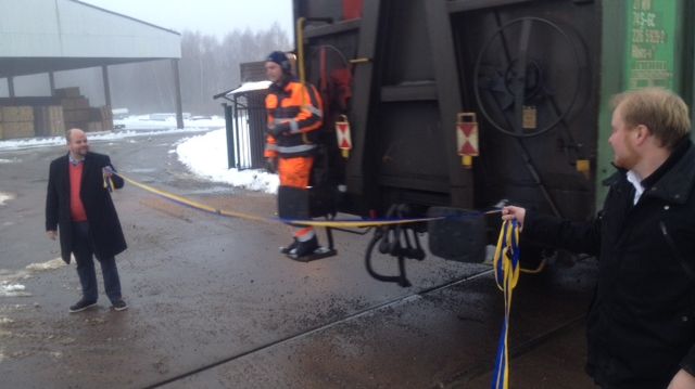 Industrispåret till Vålberg invigt!