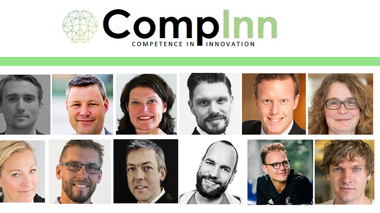 Speakers at todays "CompInn - Competence for innovation" event during #gbgtechweek