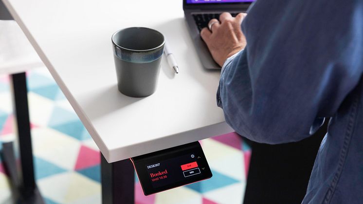 The newly launched Humly Booking Device